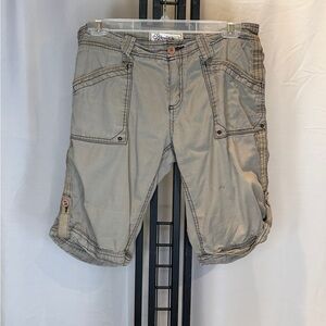 Women's Gray‎ Cargo Shorts